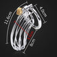 Large Curved Metal Erotic Chastity Cage