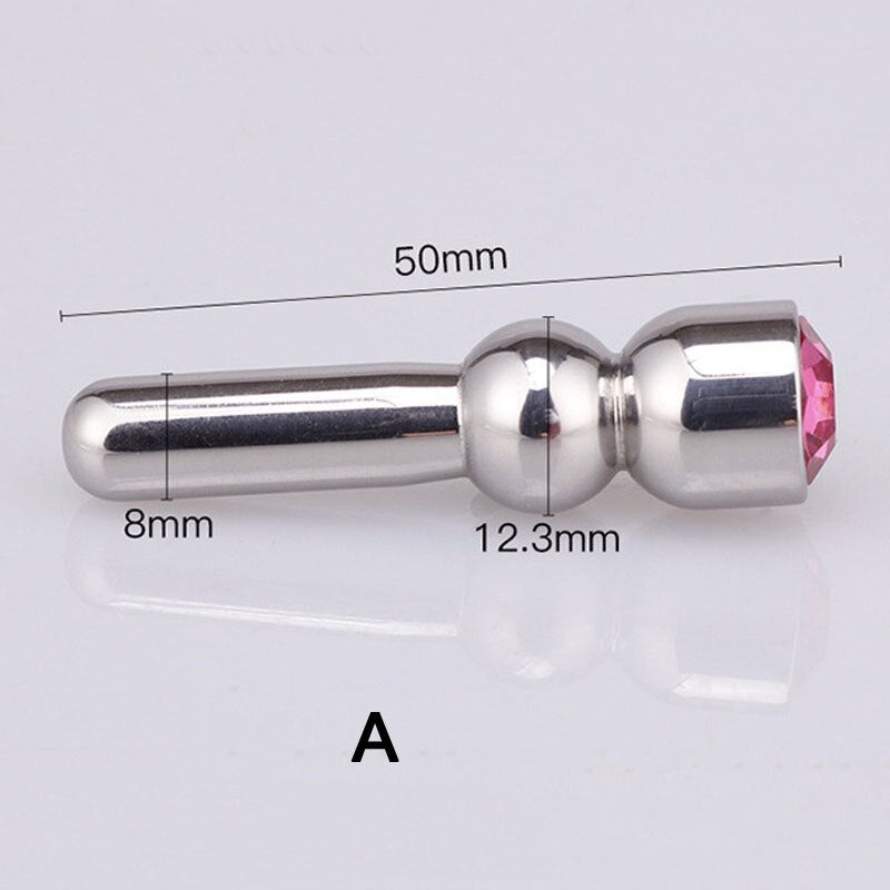 Stainless Steel Jewelry Penis Plug Urethral Sound