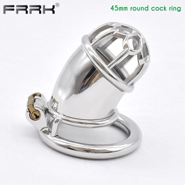 Sexy CBT Prevent Cheating Metal Chastity Cage