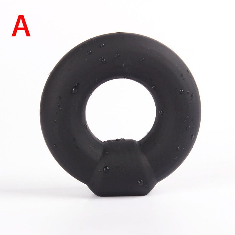 4 Type Black Slave Bondage Cock Ring