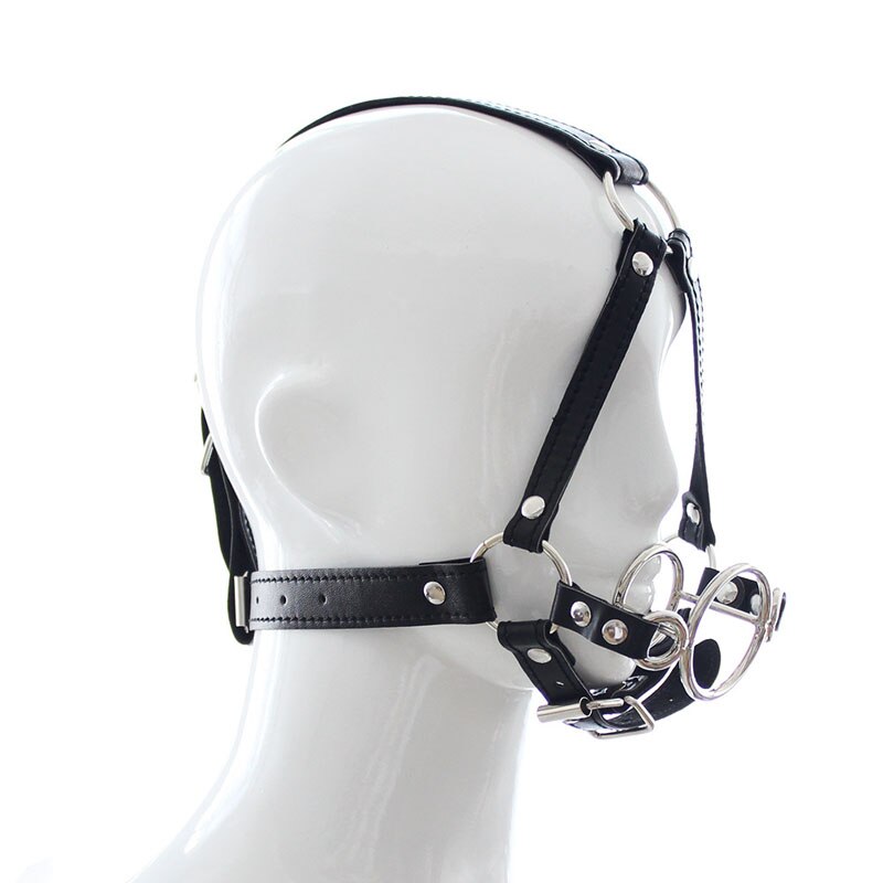 Dual O-ring Gag Head Slave Mouth Gag