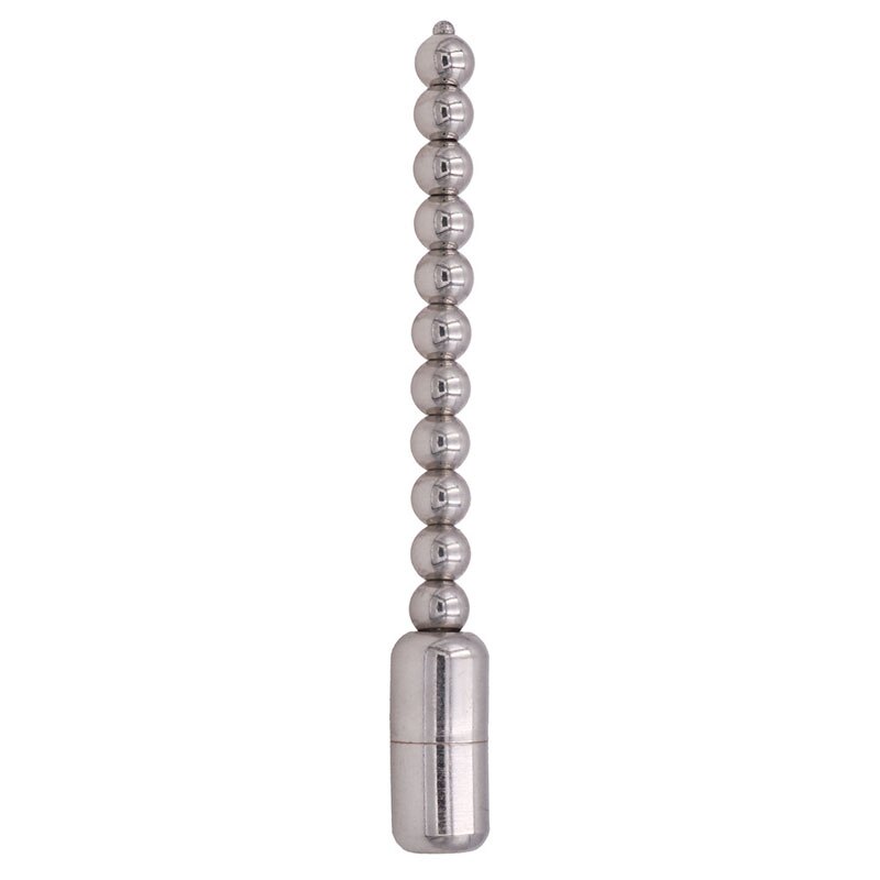 Metal Slave Torture Beads Urethral Sound