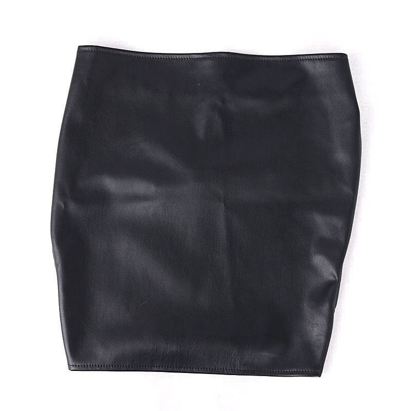 BDSM Show Hips Skirt Leather Pants