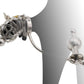 Stainless Steel Chastity Cage with Anal Plug