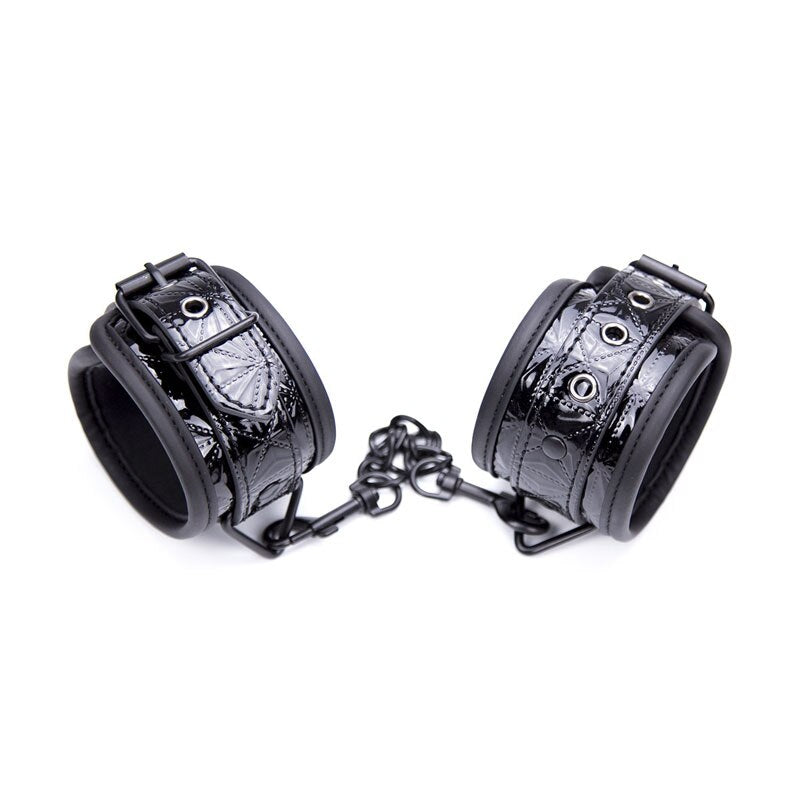 Erotic Leather Hand Ankle Cuffs