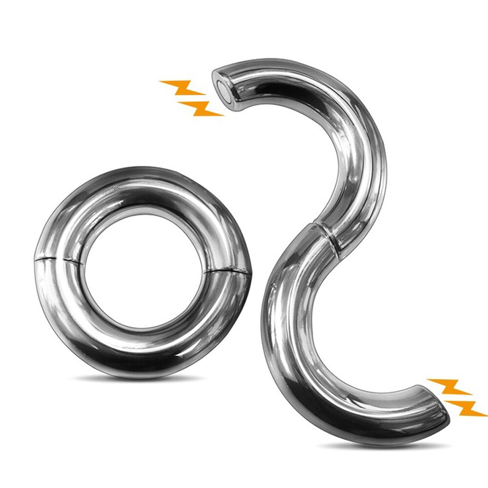 Metal Magnetic Penis Lock Cock Ring