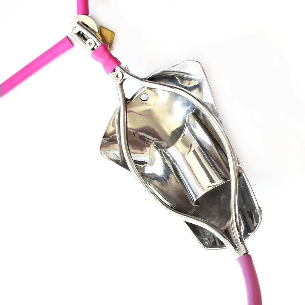 BDSM Male Bondage Metal Chastity Belt