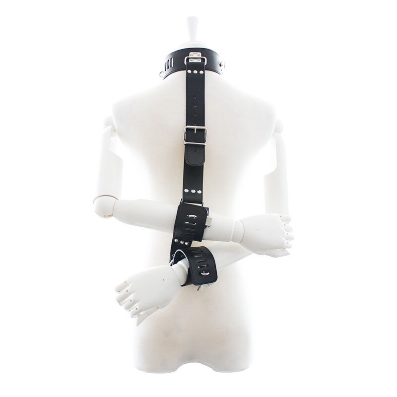 BDSM Slave Neck Collar Handcuffs