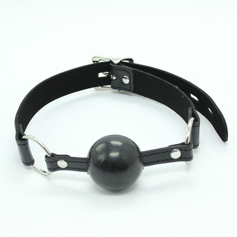 Slave Belt Ball Mouth Gag