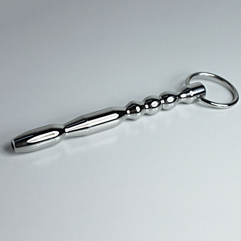 Stainless Steel Beads Hollow Penis Plug