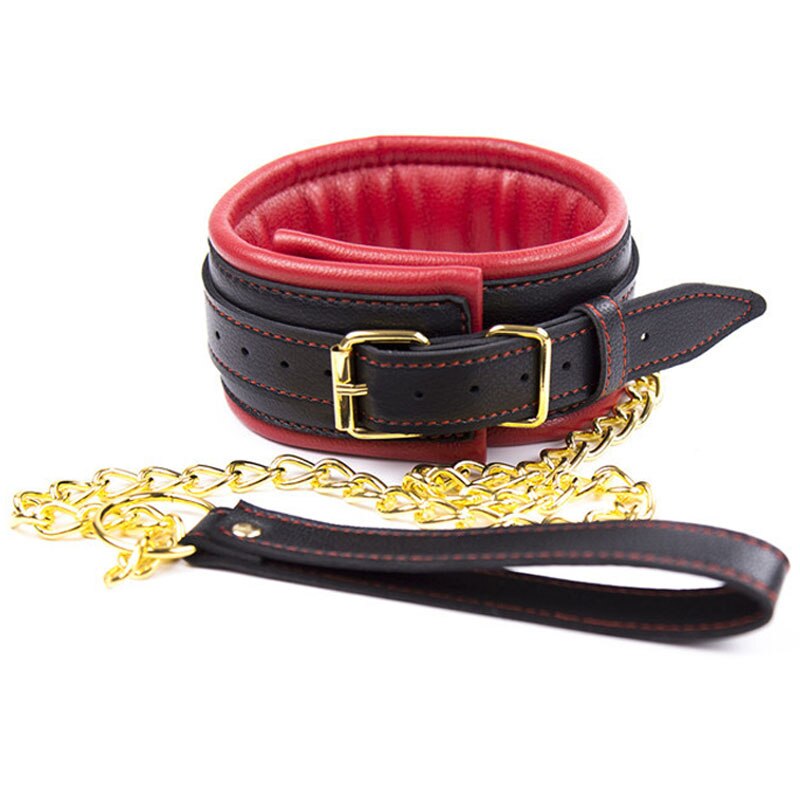 BDSM Leather Neck Collar