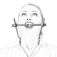 BDSM Metal Open Mouth Gag
