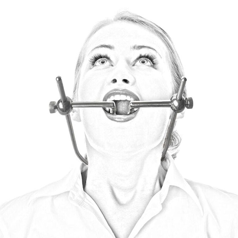 BDSM Metal Open Mouth Gag