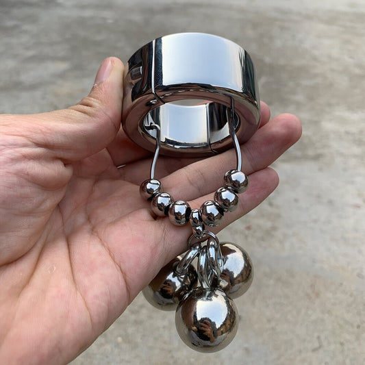 BDSM Stainless Steel Heavy Testicle Ball Stretcher