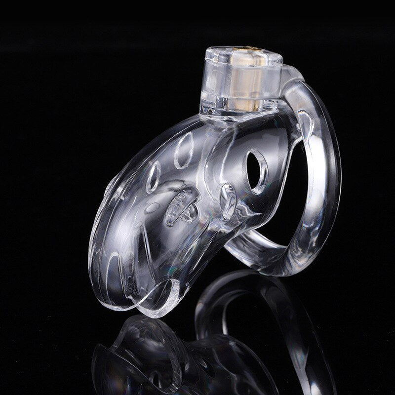 BDSM Plastic Erotic Chastity Cage