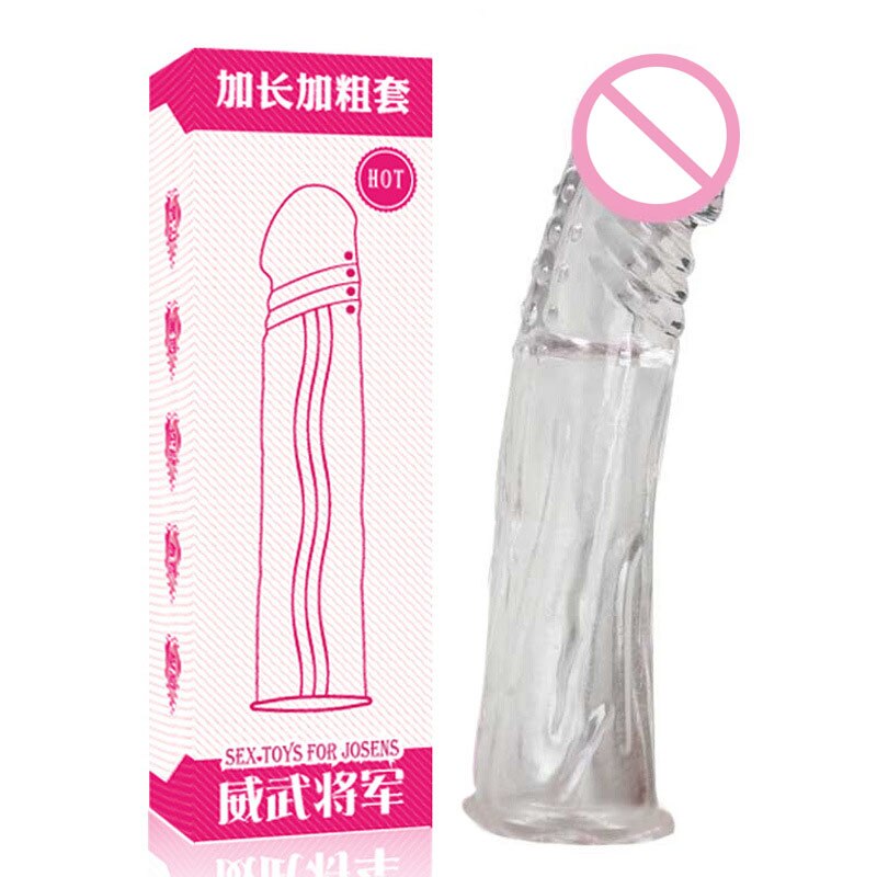 Soft Penis Sleeve Extender Men Dick