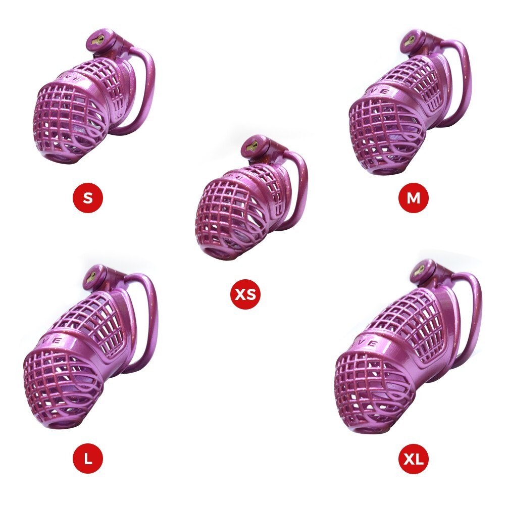 3Rings Reticular Chastity Cage BDSM Device