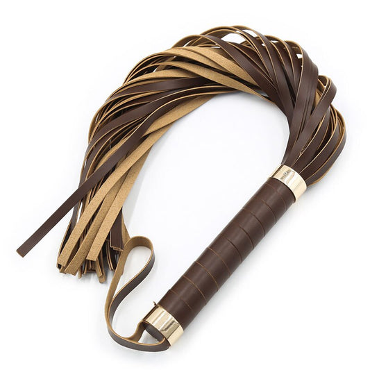 Brown/Black Erotic Slave Whip