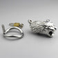 Panther Stainless steel Bondage Chastity Cage