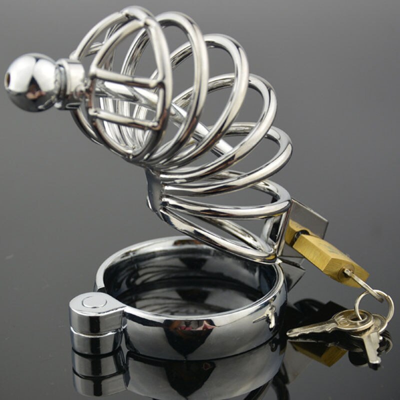 BDSM Torture Lock Metal Chastity Cage