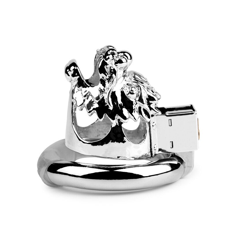 Stainless Steel Dragon Chastity Cage