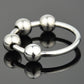 4-Beads Metal Cock Ring Glans Ring