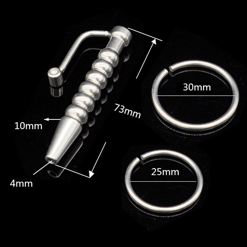 Metal Slave Insertion Urethral Sound Penis Plug