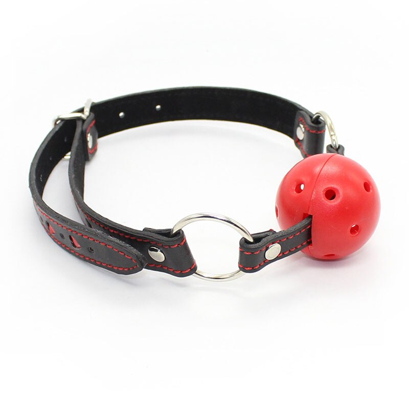 Hollow Bondage Plastic Mouth Gag