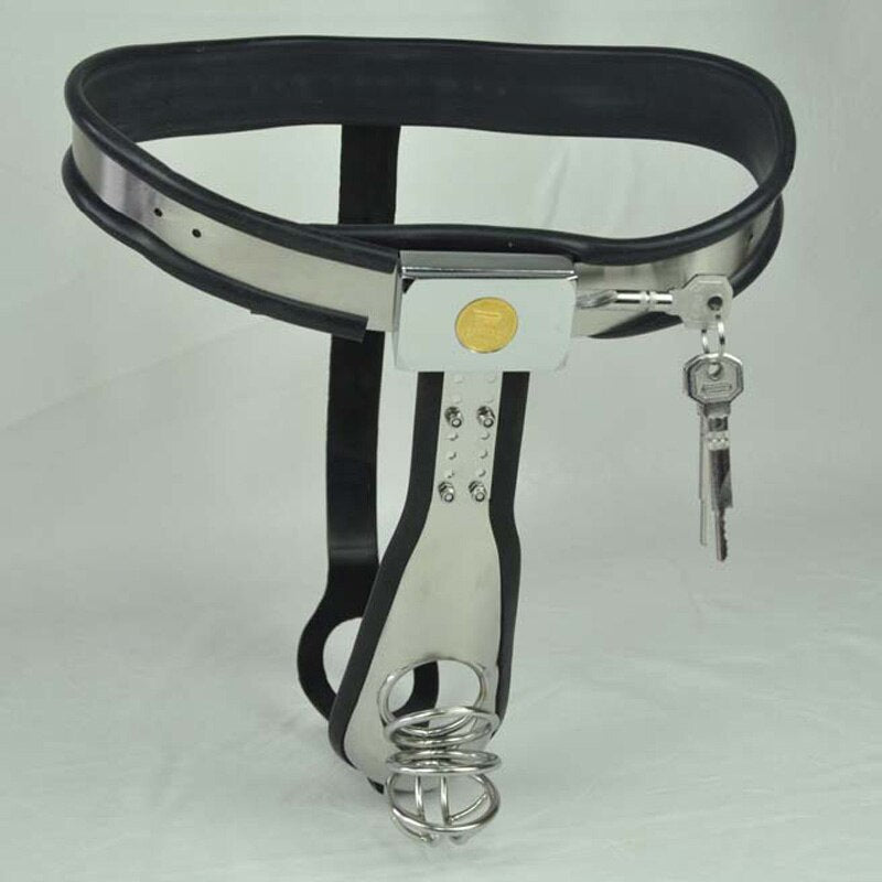 BDSM Male Lock Chastity Belt