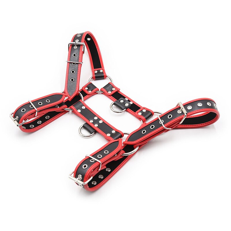 Red Slave Bondage Belt Sexy Lingerie