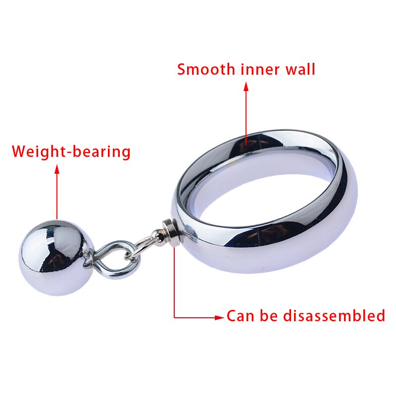 Weight Ball Stretcher Male Penis Ring