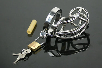 Stainless Steel Chastity Device Cage Outdoor Wear