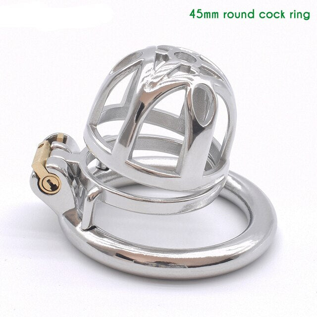 Securely Locked Bondage Male Chastity Device