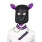 Leather Dog Mask With Chain