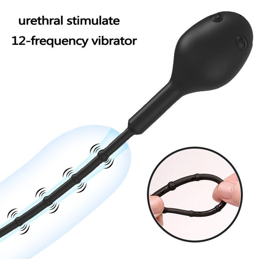 12-Frequency Slave Vibrator Penis Plug