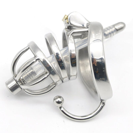 Urethral Penis Plug Stainless Steel Cock Cage