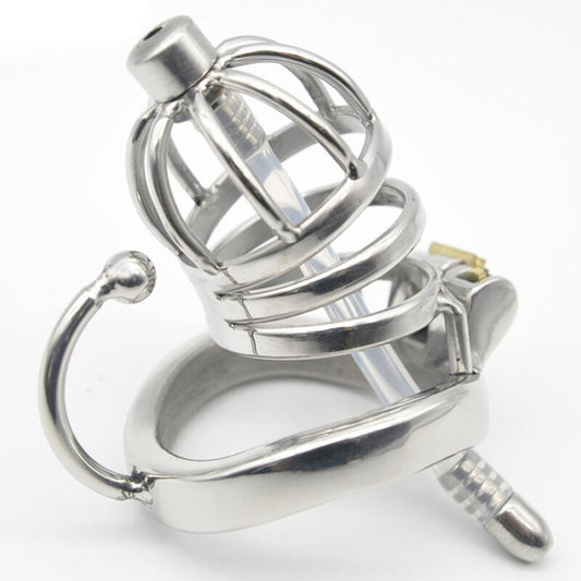 Urethral Penis Plug Stainless Steel Cock Cage