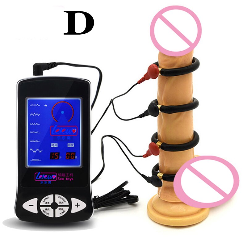 Electric Shock Stimulation Penis Ring