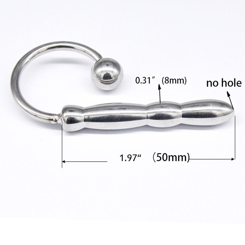 Stainless Steel Urethral Sound PA Lock