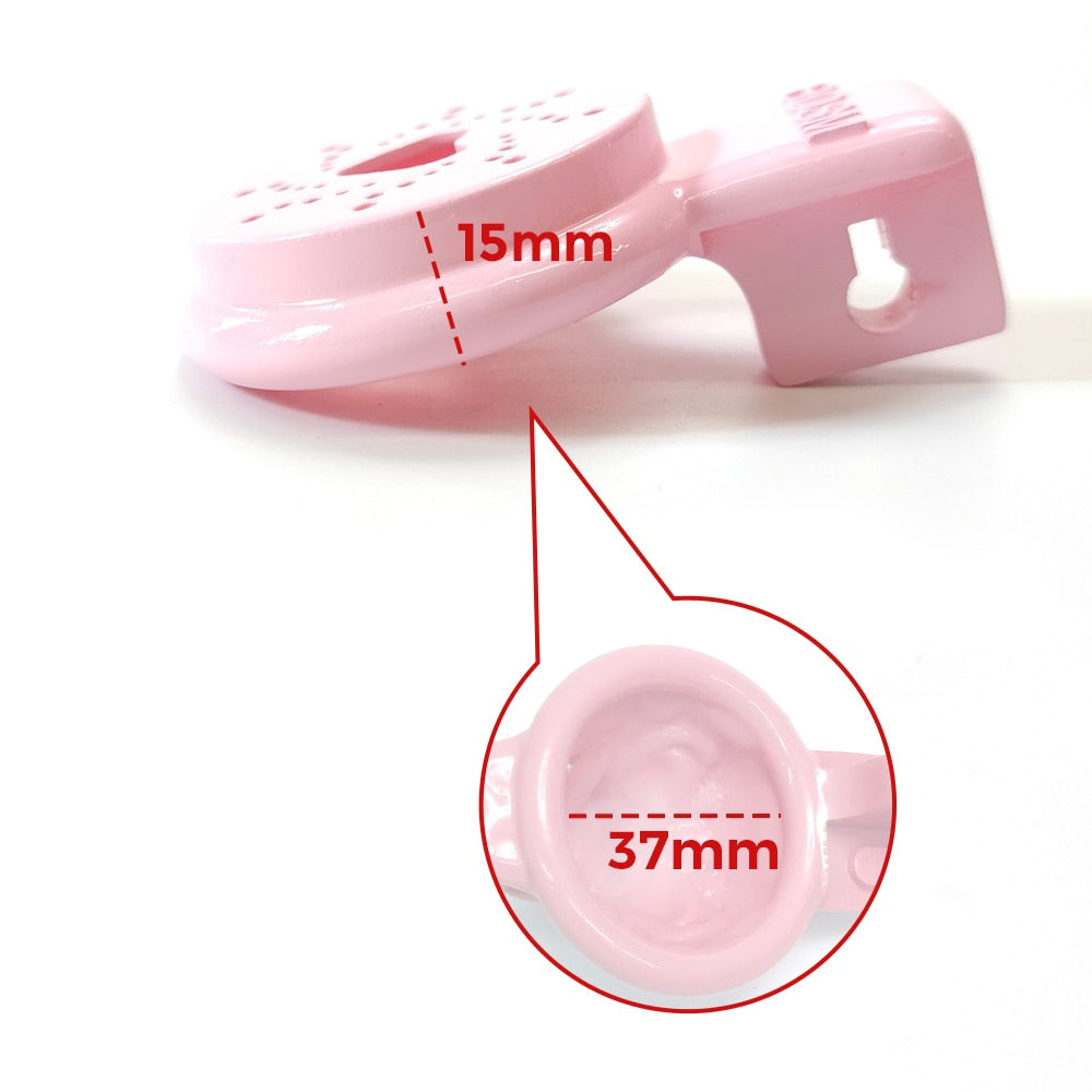 Pink Love Heart Cock Cage Ultra Small Chastity Devices – GXLOCK Store