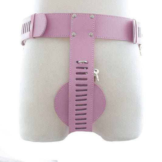 PU Slave Woman Chastity Pants