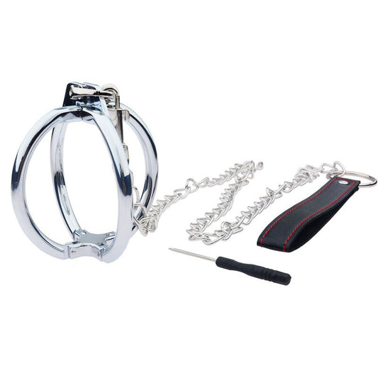 BDSM Metal Cross Handcuffs