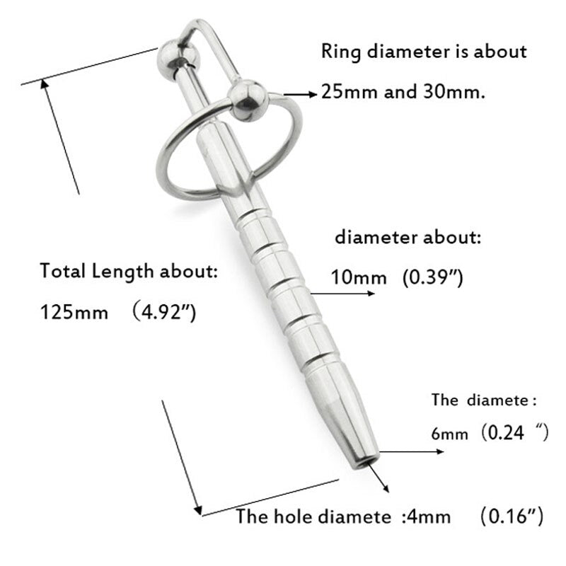 Penis Insertion Metal Penis Plug