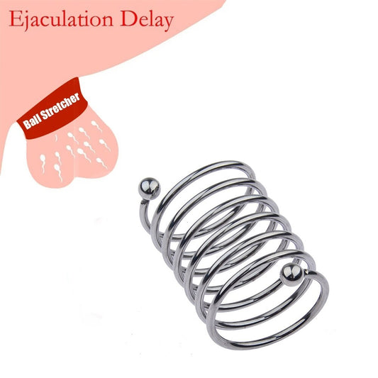 Metal Bondage Lock Male Penis Ring