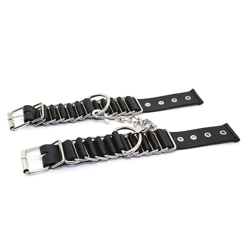 Metal Slave Bondage Handcuffs Ankle Cuffs