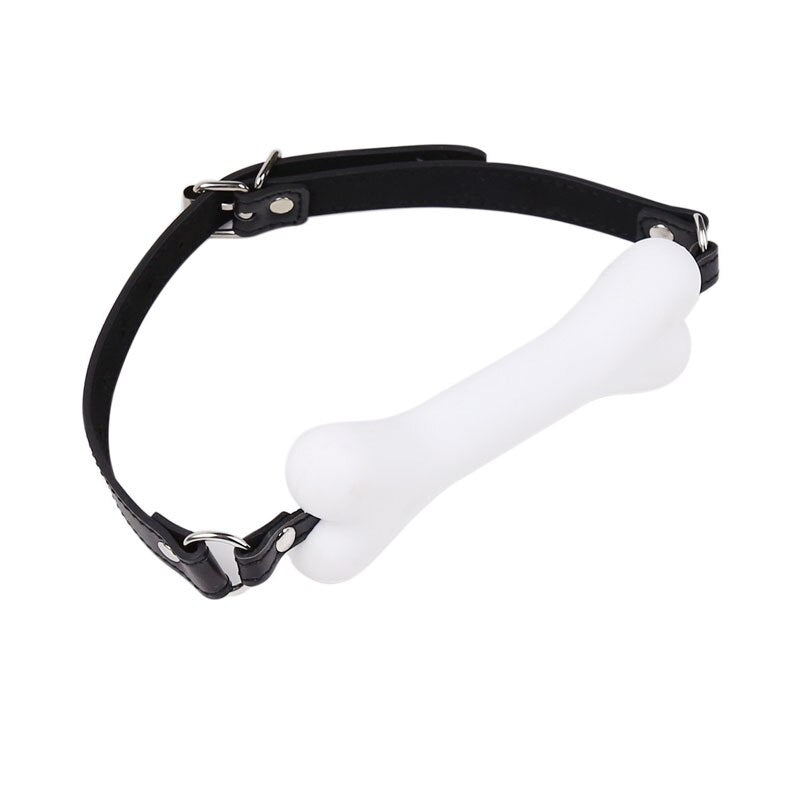 BDSM Bondage Dog Bone Mouth Gag