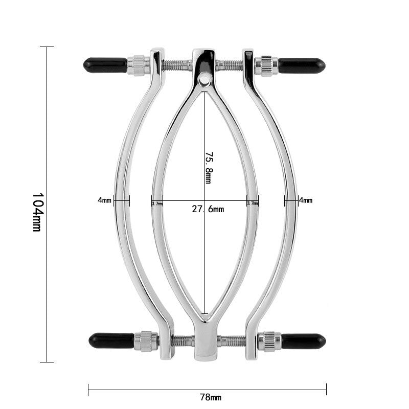 BDSM Vaginal Speculum Labia Clamps