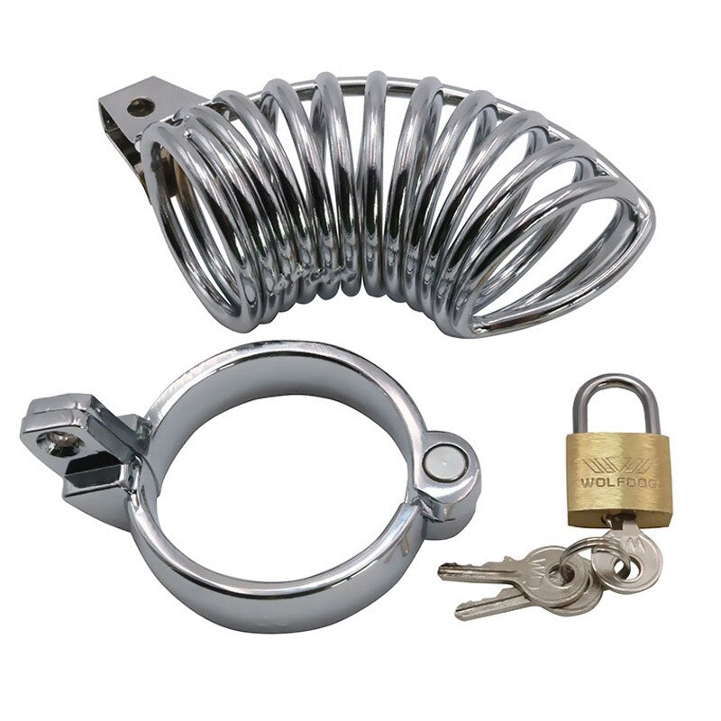 BDSM Penis Bondage Metal Chastity Cage