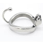 BDSM PA Lock Metal Chastity Cage