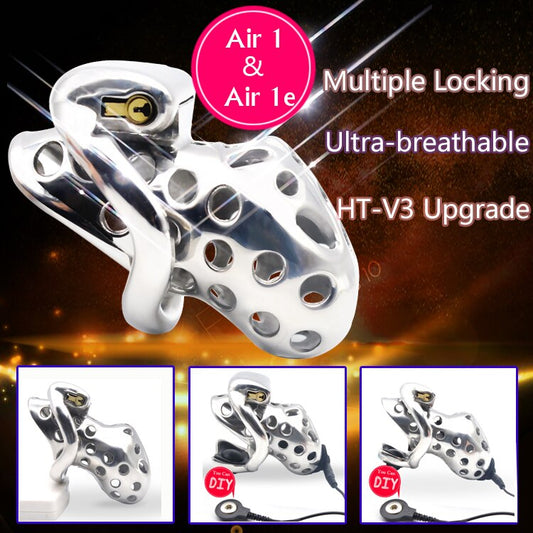 316 Stainless Steel Hole Design Chastity Cage